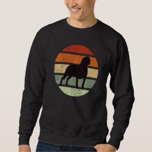 Rottweiler Dog Retro  2 Sweatshirt