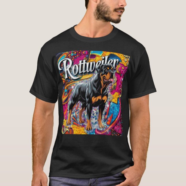 Rottweiler Dog T-Shirt (Front)