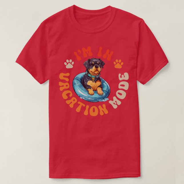 Rottweiler Dog T-Shirt (Design Front)