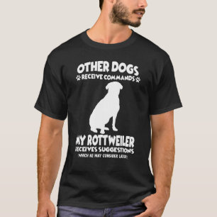 Rottweiler Dog Training Dog Owner T-Shirt