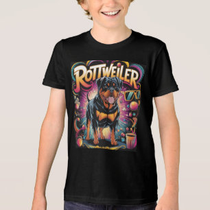 Rottweiler Dog Tri-Blend Shirt