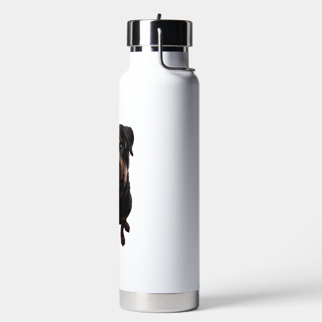 rottweiler dog water bottle (Left)