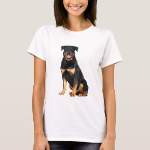 Rottweiler Dog Watercolor Art Painting T-Shirt