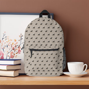 Rottweiler Dogs Pattern Personalised Printed Backpack