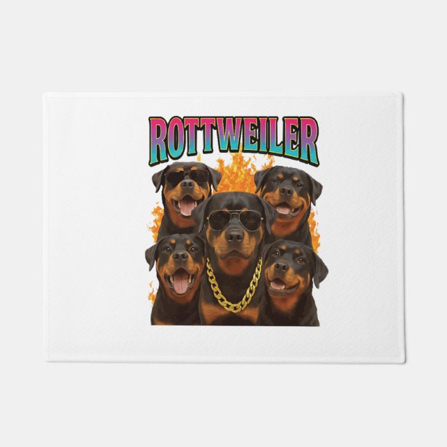 Rottweiler  doormat (Front)
