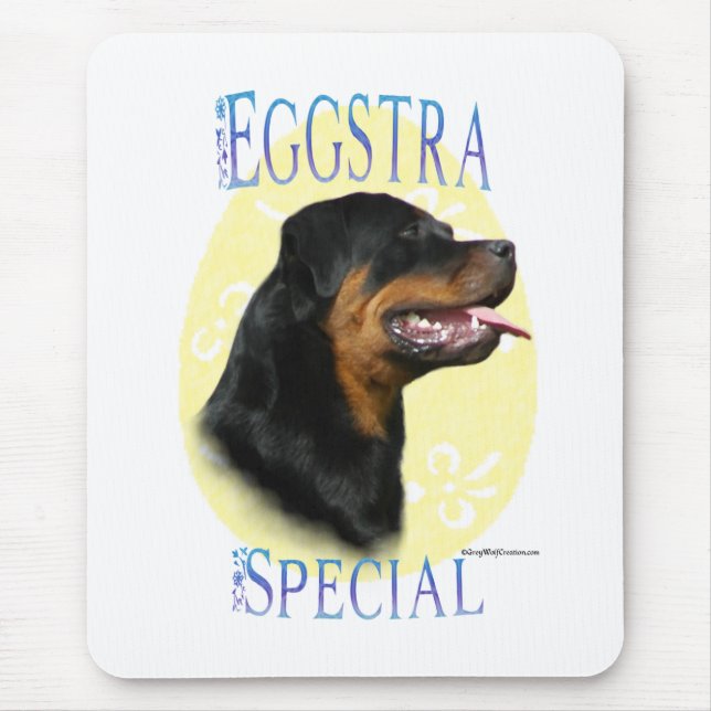Rottweiler Eggstra Special Mouse Mat (Front)