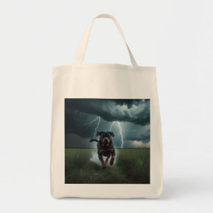 Rottweiler Elegant Grocery Tote Bag