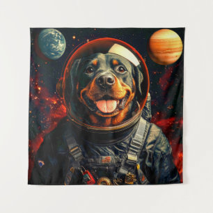 Rottweiler Explores Tapestry