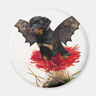 Rottweiler Fairy Dog Magnet