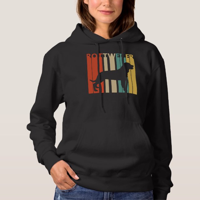 Rottweiler  For Dog Dad Or Dog Mum Hoodie (Front)