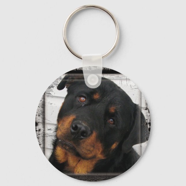 rottweiler-framed key ring (Front)