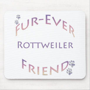 Rottweiler Furever Friend Mouse Mat