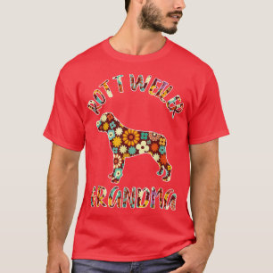 Rottweiler Grandma Rottie Grandma Funny Rottweiler T-Shirt