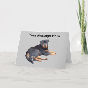 Rottweiler Greeting Card