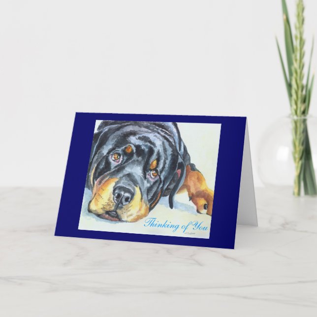 Rottweiler Greeting Cards / Notecards (Front)