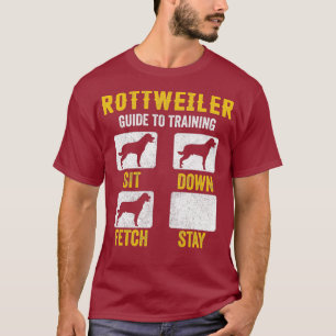 Rottweiler Guide To Training Shirts Dog Mum Dad