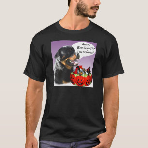 Rottweiler Halloween Candy T-Shirt