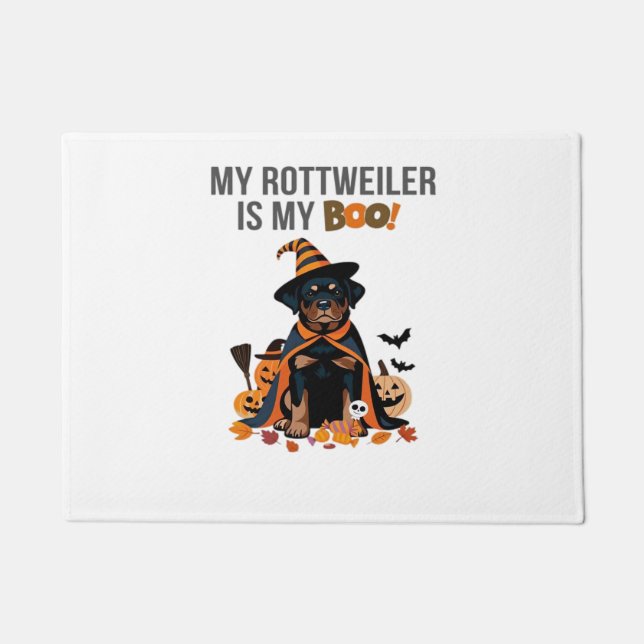Rottweiler Halloween Costume  My Rottweiler is My  Doormat (Front)
