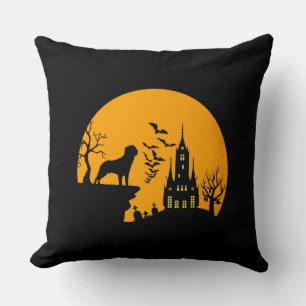 Rottweiler Halloween Cushion