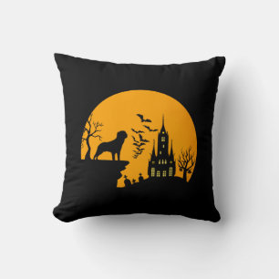 Rottweiler Halloween Cushion
