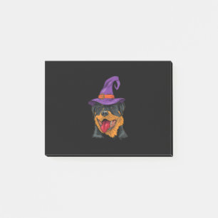 rottweiler halloween dog rottie funny gift post-it notes