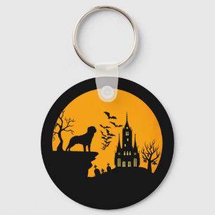 Rottweiler Halloween     Key Ring