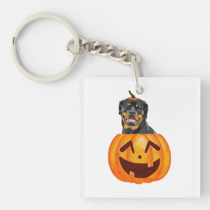 Rottweiler Halloween Key Ring