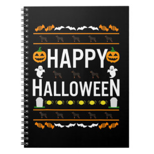 Rottweiler Halloween Lazy Ugly Costume Dog T-Shirt Notebook