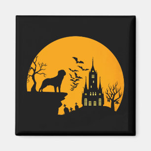 Rottweiler Halloween Magnet