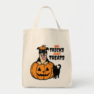 Rottweiler Halloween No Tricks Just Treats Tote Bag