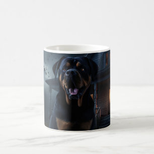 Rottweiler Halloween Scary  Coffee Mug