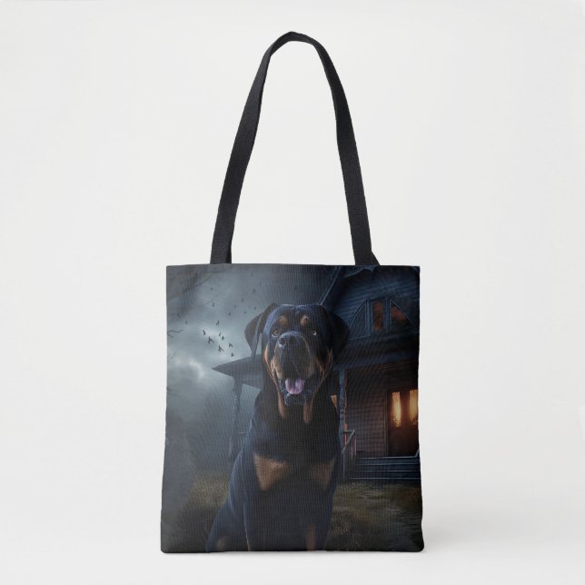 Rottweiler Halloween Scary  Tote Bag (Front)