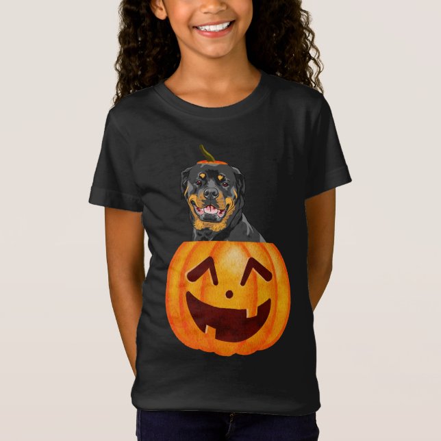 Rottweiler Halloween   T-Shirt (Front)