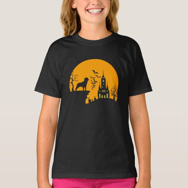 Rottweiler Halloween    T-Shirt (Front)