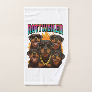 Rottweiler hand towel