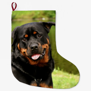 Rottweiler Happy Christmas Stocking