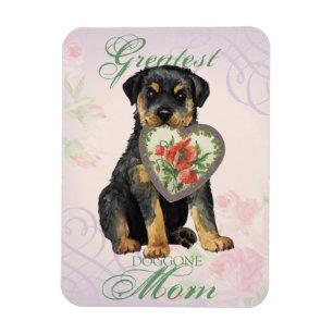 Rottweiler Heart Mum Magnet