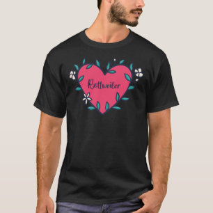 Rottweiler Heart T-Shirt