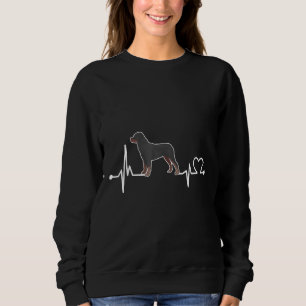 Rottweiler Heartbeat Funny Love Dog Pet Gift Kidwo Sweatshirt