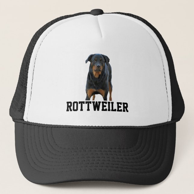 Rottweiler Heidi Trucker Hat (Front)