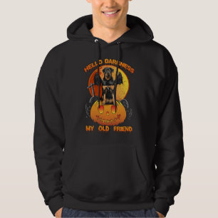 Rottweiler Hello Darkness Hoodie
