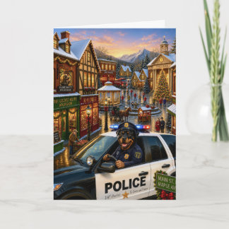 Rottweiler holiday card