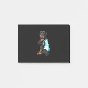 Rottweiler I Love Mum Tattoo Post-it Notes