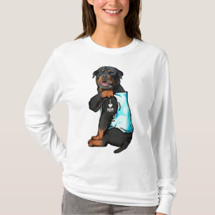 Rottweiler I Love Mum Tattoo T-Shirt