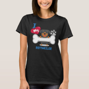 Rottweiler  I Love My Rottweiler T-Shirt