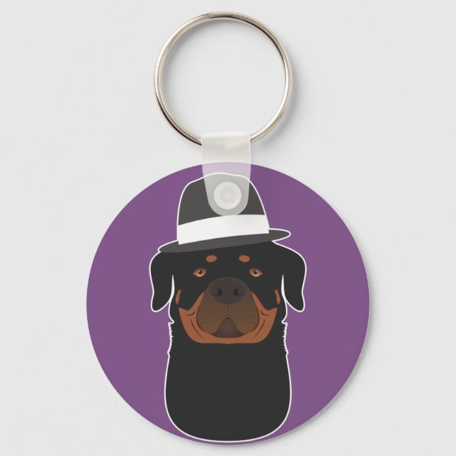 Rottweiler Key Ring (Front)