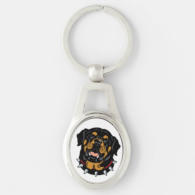 rottweiler key ring (Front)