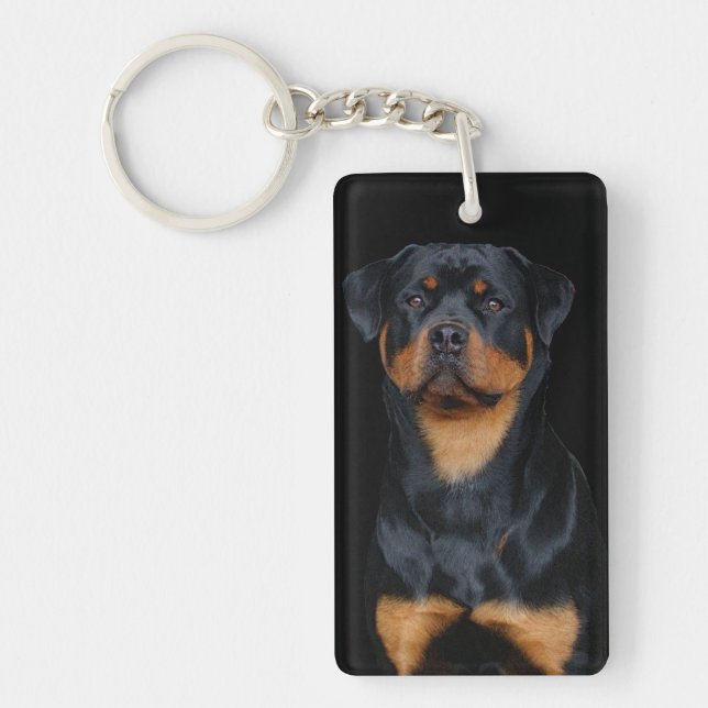 Rottweiler  key ring (Front)