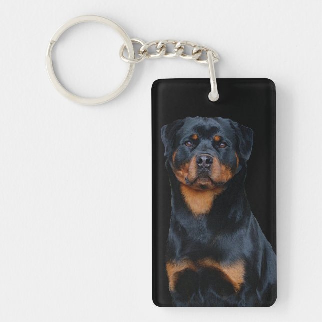 Rottweiler  key ring (Front)