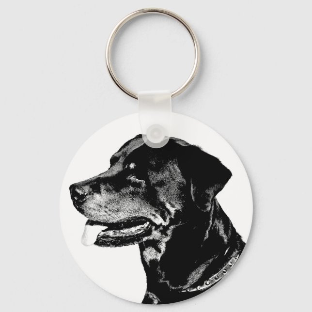 Rottweiler keychain (Front)